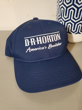 Vintage Classic Navy Blue Baseball Cap - America’s Builder Embroidered Logo